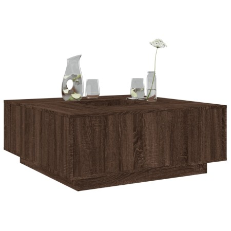 Mesa de centro madera de ingeniería marrón roble 100x100x40 cm de , Mesas de centro - Ref: Foro24-3284055, Precio: 174,07 €, ...