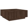 Engineered wood brown oak coffee table 100x100x40 cm by , Coffee table - Ref: Foro24-3284055, Price: 174,31 €, Discount: %