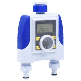 Electronic water timer double outlet rain delay by vidaXL, Sprinkler controls - Ref: Foro24-147886, Price: 51,99 €, Discount: %