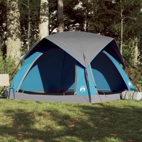 Waterproof blue 4-person tent by , tents - Ref: Foro24-4009453, Price: 80,17 €, Discount: %