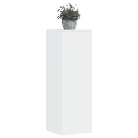 Soportes de plantas 2 uds madera ingeniería blanco 33x33x100 cm de , Soportes para macetas - Ref: Foro24-3307882, Precio: 130...