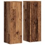 Plant stands 2 units aged oak wood 33x33x100 cm by , Pot stands - Ref: Foro24-3307889, Price: 118,71 €, Discount: %