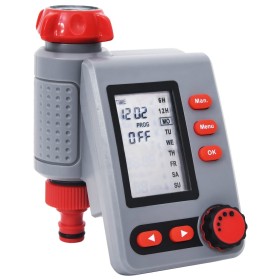 Digitaler Gartenwassertimer mit Einzelausgang von vidaXL, Sprinklersteuerung - Ref: Foro24-147884, Preis: 41,99 €, Rabatt: %