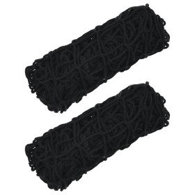 Rectangular hay nets 2 units PP black 75x50 cm by , Livestock feeders and waterers - Ref: Foro24-4012307, Price: 12,99 €, Dis...