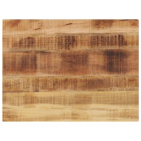 Rectangular table board made of rough mango wood, measuring 80x60x2.5 cm. by , Table tops - Ref: Foro24-371330, Price: 56,99 ...