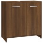 Oak brown plywood bathroom cabinet 60x33x60 cm by vidaXL, Bathroom furniture - Ref: Foro24-815527, Price: 41,16 €, Discount: %