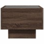 Bedside table with Infinity LED brown oak 40x40x30 cm by , Nightstands - Ref: Foro24-3284069, Price: 77,65 €, Discount: %