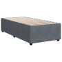 Cama box spring con colchón terciopelo gris oscuro 80x200 cm de , Camas y somieres - Ref: Foro24-3287585, Precio: 350,27 €, D...