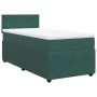 Cama box spring con colchón terciopelo verde oscuro 80x200 cm de , Camas y somieres - Ref: Foro24-3287587, Precio: 335,23 €, ...