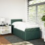 Box spring bed with dark green velvet mattress 80x200 cm by , Beds and slatted bases - Ref: Foro24-3287587, Price: 335,23 €, ...