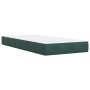 Box spring bed with dark green velvet mattress 80x200 cm by , Beds and slatted bases - Ref: Foro24-3287587, Price: 335,23 €, ...