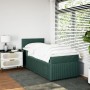 Box spring bed with dark green velvet mattress 80x200 cm by , Beds and slatted bases - Ref: Foro24-3287593, Price: 335,10 €, ...