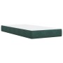 Box spring bed with dark green velvet mattress 80x200 cm by , Beds and slatted bases - Ref: Foro24-3287593, Price: 335,10 €, ...