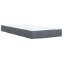 Cama box spring con colchón terciopelo gris oscuro 80x200 cm de , Camas y somieres - Ref: Foro24-3287603, Precio: 352,05 €, D...