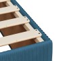 Box spring bed with blue velvet mattress 100x200 cm by , Beds and slatted bases - Ref: Foro24-3287660, Price: 401,73 €, Disco...