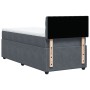 Box spring bed with dark gray velvet mattress 100x200 cm by , Beds and slatted bases - Ref: Foro24-3287669, Price: 420,79 €, ...