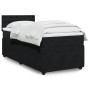 Box spring bed with black velvet mattress 100x200 cm by , Beds and slatted bases - Ref: Foro24-3287676, Price: 403,73 €, Disc...