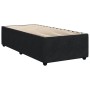 Box spring bed with black velvet mattress 100x200 cm by , Beds and slatted bases - Ref: Foro24-3287676, Price: 403,73 €, Disc...