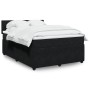 Cama box spring con colchón terciopelo negro 160x200 cm de , Camas y somieres - Ref: Foro24-3287778, Precio: 611,53 €, Descue...