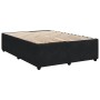 Box spring bed with black velvet mattress 160x200 cm by , Beds and slatted bases - Ref: Foro24-3287778, Price: 566,95 €, Disc...