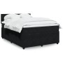 Box spring bed with black velvet mattress 160x200 cm by , Beds and slatted bases - Ref: Foro24-3287784, Price: 611,17 €, Disc...