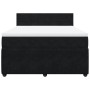 Box spring bed with black velvet mattress 160x200 cm by , Beds and slatted bases - Ref: Foro24-3287784, Price: 611,17 €, Disc...