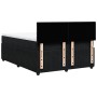 Box spring bed with black velvet mattress 160x200 cm by , Beds and slatted bases - Ref: Foro24-3287784, Price: 611,17 €, Disc...