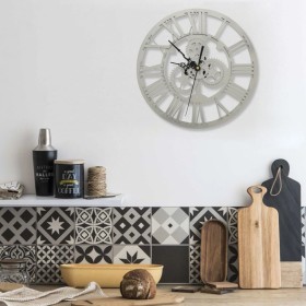 Reloj de pared acrílico plateado 30 cm de vidaXL, Relojes de pared - Ref: Foro24-325169, Precio: 32,99 €, Descuento: %