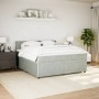 Box spring bed with light gray velvet mattress 180x200 cm by , Beds and slatted bases - Ref: Foro24-3287800, Price: 642,09 €,...