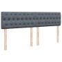 Cama box spring con colchón terciopelo gris oscuro 200x200 cm de , Camas y somieres - Ref: Foro24-3287837, Precio: 760,13 €, ...