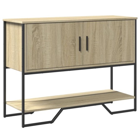 Engineered wood console table in Sonoma oak, 100x35x74.5 cm by , Side tables - Ref: Foro24-848535, Price: 84,00 €, Discount: %