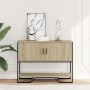 Engineered wood console table in Sonoma oak, 100x35x74.5 cm by , Side tables - Ref: Foro24-848535, Price: 84,00 €, Discount: %