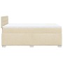 Box spring bed with cream-colored fabric mattress 120x190 cm by , Beds and slatted bases - Ref: Foro24-3288146, Price: 476,23...