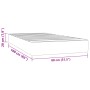 Pocket spring mattress for children, white fabric, 80x160 cm by , Mattresses - Ref: Foro24-4016543, Price: 110,15 €, Discount: %