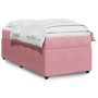 Cama box spring con colchón terciopelo rosa 90x200 cm de , Camas y somieres - Ref: Foro24-3285619, Precio: 350,27 €, Descuent...