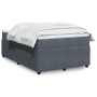 Cama box spring con colchón terciopelo gris oscuro 120x190 cm de , Camas y somieres - Ref: Foro24-3285627, Precio: 426,49 €, ...