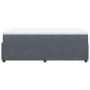 Cama box spring con colchón terciopelo gris oscuro 120x200 cm de , Camas y somieres - Ref: Foro24-3285633, Precio: 451,46 €, ...