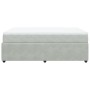 Cama box spring con colchón terciopelo gris claro 140x190 cm de , Camas y somieres - Ref: Foro24-3285638, Precio: 479,27 €, D...