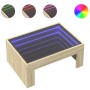 Coffee table with Infinity LED Sonoma oak 70x50x30 cm by , Coffee table - Ref: Foro24-847611, Price: 119,17 €, Discount: %