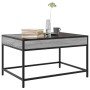 Coffee table with Infinity LED gray Sonoma 70x50x41 cm by , Coffee table - Ref: Foro24-847685, Price: 130,29 €, Discount: %