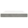 Pocket spring mattress light gray velvet 120x210x20cm by , Mattresses - Ref: Foro24-4016576, Price: 177,43 €, Discount: %