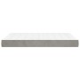 Pocket spring mattress light gray velvet 120x210x20cm by , Mattresses - Ref: Foro24-4016576, Price: 177,43 €, Discount: %