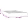 Pocket spring mattress velvet pink 120x210x20 cm by , Mattresses - Ref: Foro24-4016581, Price: 177,43 €, Discount: %