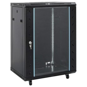 15U 19" IP20 black server rack 53x40x80 cm by , Network storage systems - Ref: Foro24-3307629, Price: 165,38 €, Discount: %