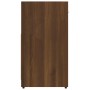Armario de baño madera contrachapada marrón roble 60x33x60 cm
