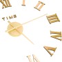 Reloj 3D de pared con diseño moderno dorado 100 cm XXL de vidaXL, Relojes de pared - Ref: Foro24-325160, Precio: 16,30 €, Des...