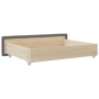 Cajones de cama 2 uds madera de ingeniería y tela gris oscuro de , Camas y accesorios - Ref: Foro24-833927, Precio: 65,06 €, ...