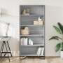 Engineered wood bookshelf in Sonoma gray color, 80x31x169 cm by , Bookcases and shelves - Ref: Foro24-3295315, Price: 108,54 ...