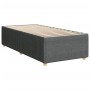 Single bed frame in dark gray fabric by , Beds and slatted bases - Ref: Foro24-3285072, Price: 149,99 €, Discount: %