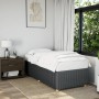 Single bed frame in dark gray fabric by , Beds and slatted bases - Ref: Foro24-3285072, Price: 149,99 €, Discount: %